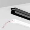Профиль для уличной трековой системы  Maytoni Outdoor Профиль для уличной трековой системы Elasity IP O-TR001-P-B3M
