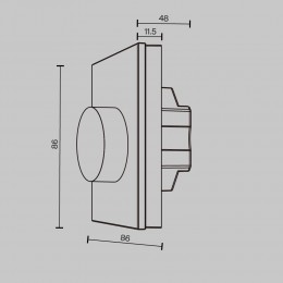 Роторная панель управления Lighting control 711028