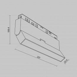 Трековый светильник Technical TR036-2-12W3K-W
