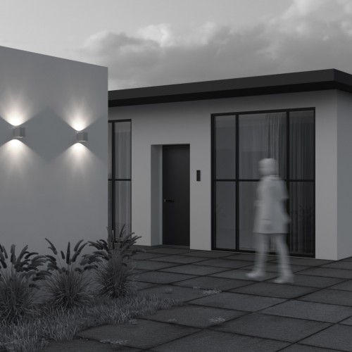 Уличный настенный светильник  Maytoni Outdoor Block O507WL-L10W3K