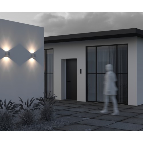 Уличный настенный светильник  Maytoni Outdoor Block O507WL-L10W3K