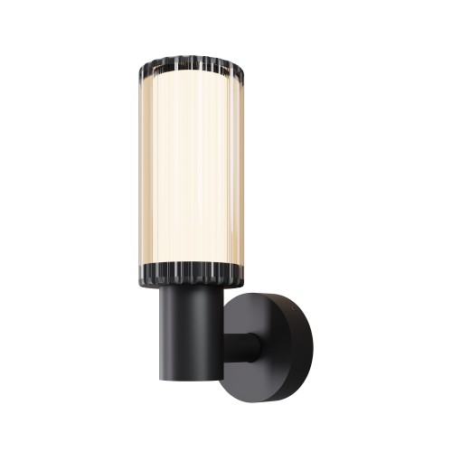 Уличный настенный светильник  Maytoni Outdoor Rib O502WL-01B