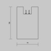 Уличный трековый светильник  Maytoni Outdoor Alfa O-TR01-2-S-16WB3K