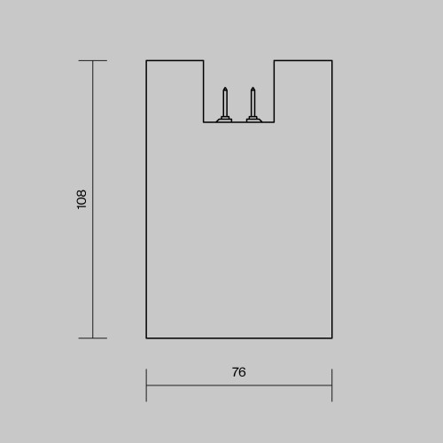Уличный трековый светильник  Maytoni Outdoor Alfa O-TR01-2-S-16WB3K