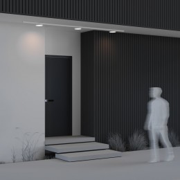 Уличный трековый светильник  Maytoni Outdoor Zon IP O-TR01-1-F-18WW3K