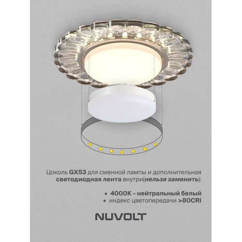 Встраиваемый светильник NUVOLT LDL-012T