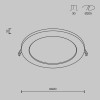 Встраиваемый светильник Technical DL017-6-L18W
