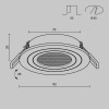 Встраиваемый светильник Technical DL023-2-01W-1(N)