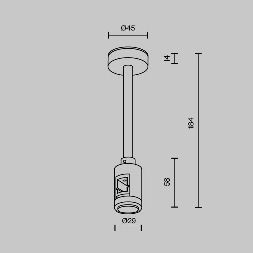 Комплектующие для трековой системы Technical TRA156C-SL1-PT