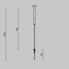 Ландшафтный светильник  Maytoni Outdoor Flare O510FL-L3B3K1