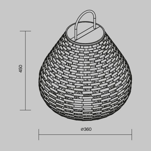 Ландшафтный светильник  Maytoni Outdoor Plet OSL599FL-L5B3K