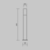 Ландшафтный светильник  Maytoni Outdoor Willis O418FL-01B1