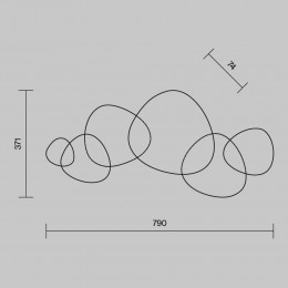 Настенный светильник (бра) Maytoni Jack-stone MOD314WL-L13N3K