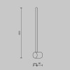 Настенный светильник (бра) Maytoni Light stick MOD237WL-L6B3K