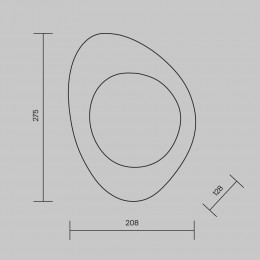 Настенный светильник (бра) Maytoni Mabell MOD306WL-01CH