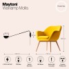Настенный светильник (бра) Maytoni Mollis MOD126WL-01B1
