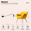 Настенный светильник (бра) Maytoni Mollis MOD126WL-01B1