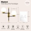Настенный светильник (бра) Maytoni Nostalgia MOD048WL-02G
