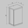 Настенный светильник (бра)  Maytoni Outdoor Baker Street O021WL-L10B4K