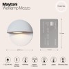 Настенный светильник (бра)  Maytoni Outdoor Mezzo O033WL-L3W3K