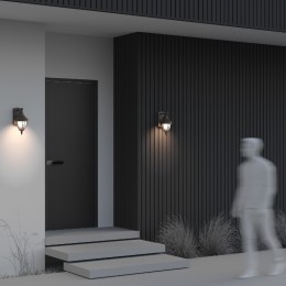 Настенный светильник (бра)  Maytoni Outdoor Rivoli O027WL-01B