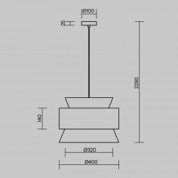 Подвесной светильник Freya FR5492PL-01B