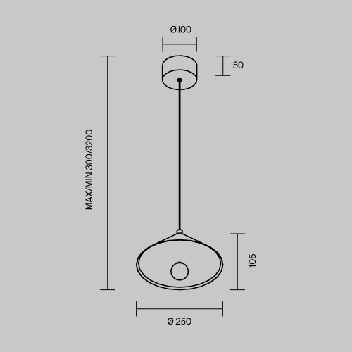 Подвесной светильник Maytoni Bell MOD534PL-L16B3K