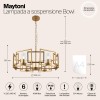 Подвесной светильник Maytoni Bowi H009PL-06G
