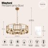 Подвесной светильник Maytoni Bowi H009PL-06G