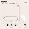 Подвесной светильник Maytoni Erich MOD221PL-03N