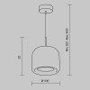 Подвесной светильник Maytoni Madmen MOD128PL-L6AM