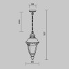 Подвесной светильник  Maytoni Outdoor Goiri O029PL-01BZ
