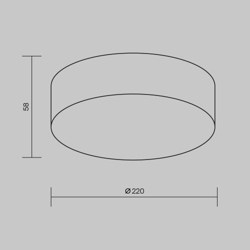 Потолочный светильник  Maytoni Outdoor Zon IP O431CL-L30W4K