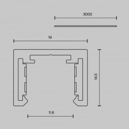 Шинопровод Technical TRX239-413B