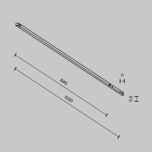 Трековый светильник Technical TR240-4-18WTW-DD2-B
