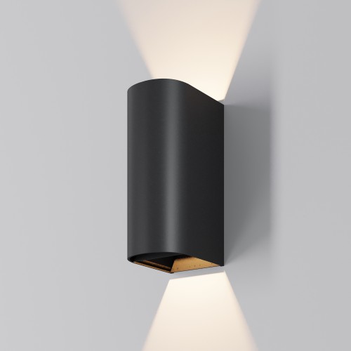 Уличный настенный светильник  Maytoni Outdoor Drape O526WL-L10B3K