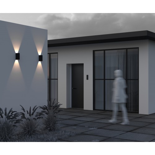 Уличный настенный светильник  Maytoni Outdoor Drape O526WL-L10B3K