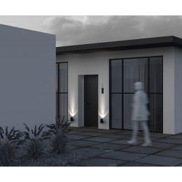 Уличный настенный светильник  Maytoni Outdoor Shim O514WL-L15B3K