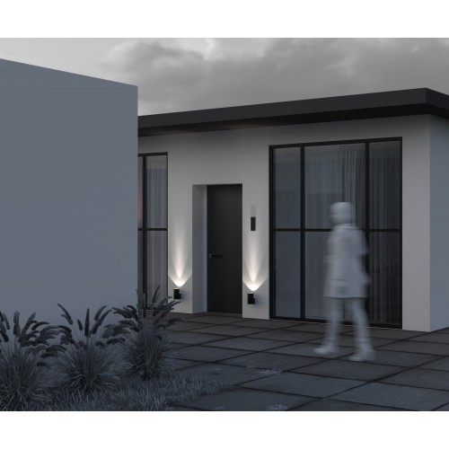 Уличный настенный светильник  Maytoni Outdoor Shim O514WL-L15B3K