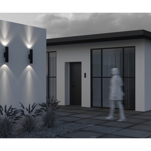 Уличный настенный светильник  Maytoni Outdoor Shim O514WL-L30B3K1