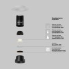 Встраиваемый светильник Technical DL119-10W-2.7K-TRS-B