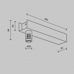 Комплектующие для трековой системы Technical TRA155CW-BB-BS