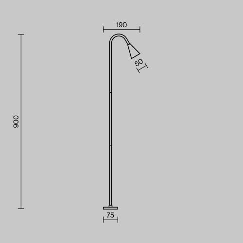 Ландшафтный светильник  Maytoni Outdoor Barb O531FL-L3B3K1