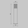 Ландшафтный светильник  Maytoni Outdoor Bronx O576FL-01GR1