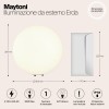 Ландшафтный светильник  Maytoni Outdoor Erda O594FL-01W