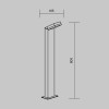 Ландшафтный светильник  Maytoni Outdoor Paso O595FL-L12B3K