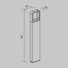 Ландшафтный светильник  Maytoni Outdoor Track O461FL-L7GF3K1