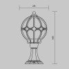 Ландшафтный светильник  Maytoni Outdoor Via O024FL-01G