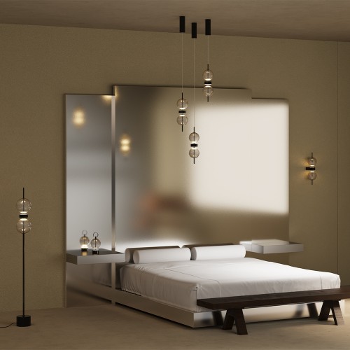 Напольный светильник (торшер) Maytoni Double Moon MOD478FL-L15B3K