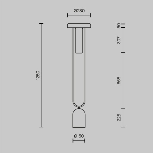 Напольный светильник (торшер) Maytoni Ikebana MOD463FL-L24BS3K